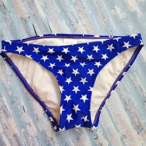 NWOT Blue with white stars swim bottoms